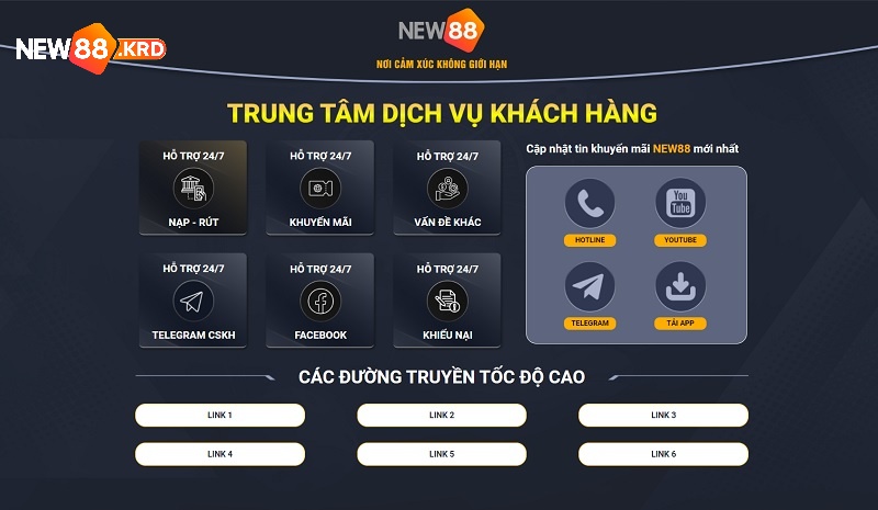 Đến với trung tâm cskh New88 để nhận được giải đáp các thắc mắc